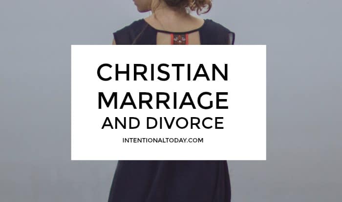 Christian marriage and divorce - what happens when a newlywed wife feels she has done enough to save her marriage? Is divorce an option? A few thoughts