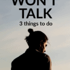 Communication is vital for a healthy marriage. So what is as wife to do when her husband won't talk? Here are 3 options she has