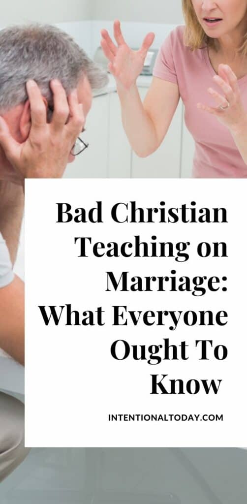 Bad messages on Christian marriage and what to do about them