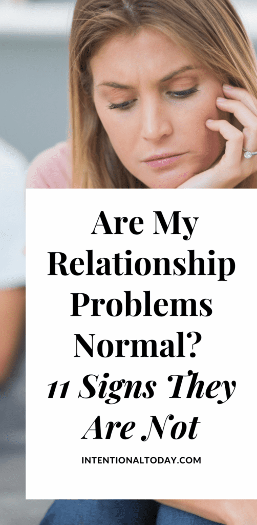 signs your relationship problems are not normal image of a sad woman