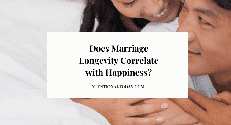 marriage longevity correlate with happiness