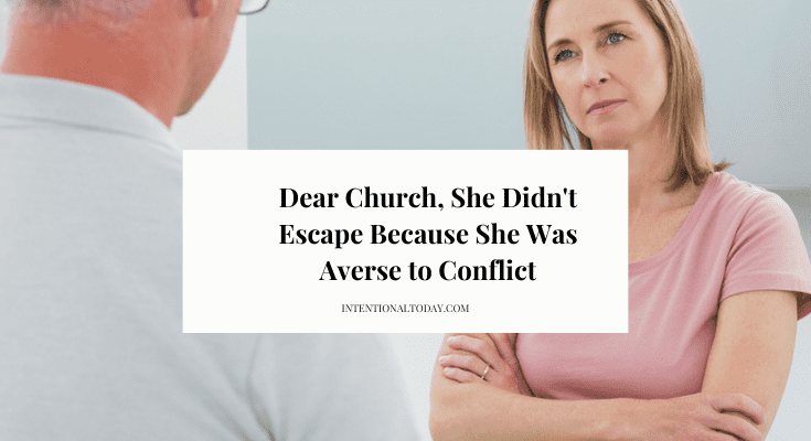 Dear Church, She Wasn’t Averse to Regular Marriage Conflict